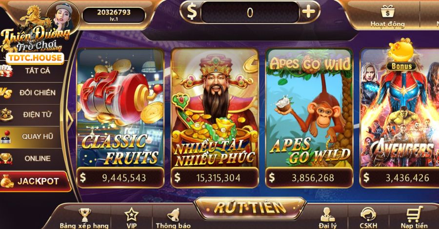 Trò chơi Nổ hũ và Slot game 788bet
